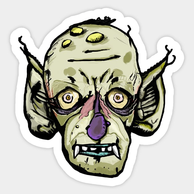 Gremlin Sticker by Azgrakth